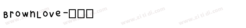 BrownLove字体转换