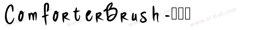 ComforterBrush字体转换