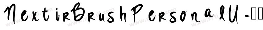 NextirBrushPersonalU字体转换