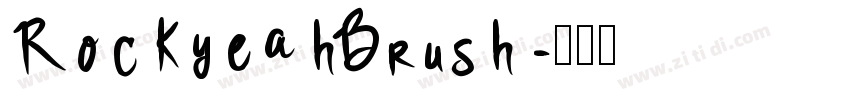 RockyeahBrush字体转换
