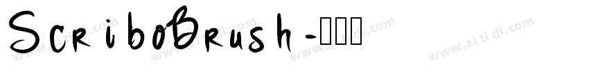 ScriboBrush字体转换