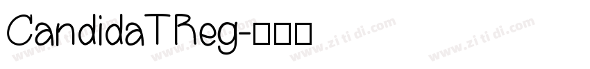 CandidaTReg字体转换
