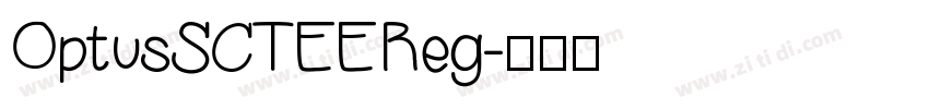 OptusSCTEEReg字体转换
