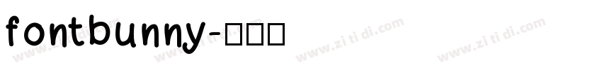fontbunny字体转换