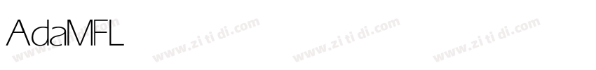 AdaMFLight字体转换 AdaMFLight字体转换
