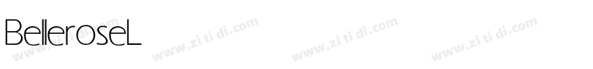 BelleroseLight字体转换 BelleroseLight字体转换