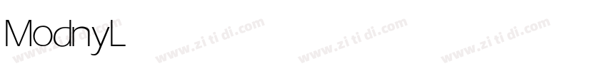 ModnyLight字体转换 ModnyLight字体转换