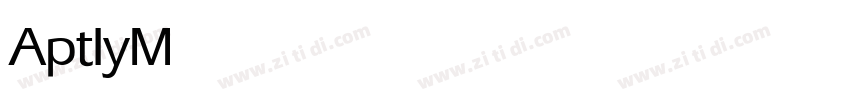 AptlyMedium字体转换