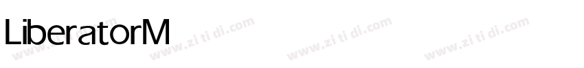 LiberatorMedium字体转换