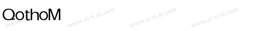 QothoMedium字体转换