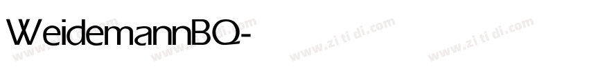 WeidemannBQ-Medium字体转换 WeidemannBQ-Medium字体转换