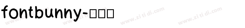 fontbunny字体转换