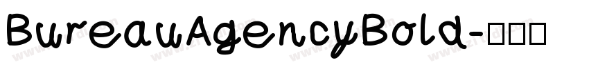 BureauAgencyBold字体转换