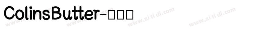 ColinsButter字体转换