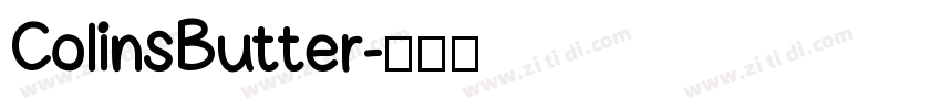 ColinsButter字体转换