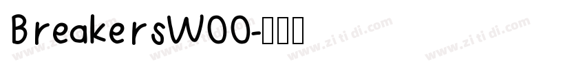 BreakersW00字体转换