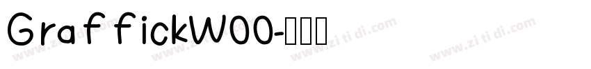 GraffickW00字体转换