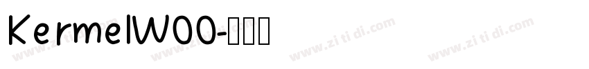 KermelW00字体转换