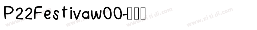 P22Festivaw00字体转换