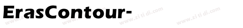 ErasContour字体转换