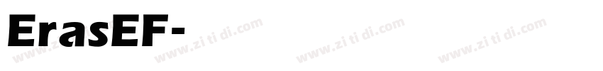 ErasEF字体转换