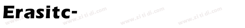 Erasitc字体转换