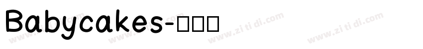Babycakes字体转换