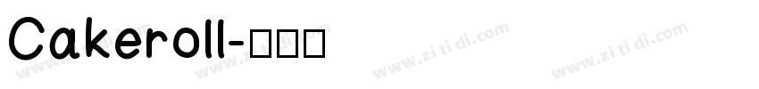 Cakeroll字体转换