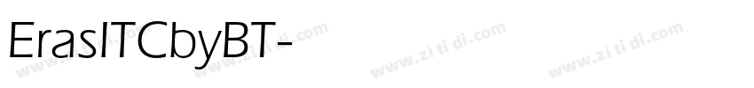 ErasITCbyBT字体转换