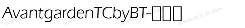 AvantgardenTCbyBT字体转换