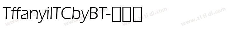 TffanyilTCbyBT字体转换