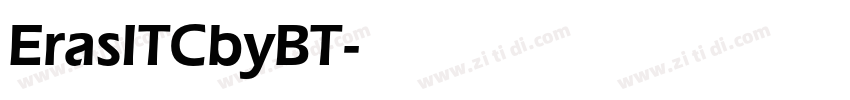 ErasITCbyBT字体转换