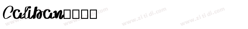 Caliban字体转换