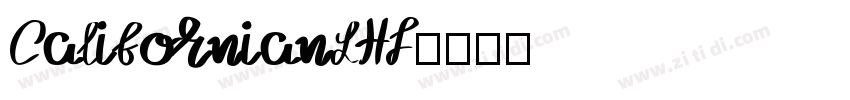 CalifornianLHF字体转换