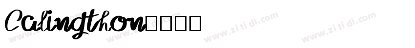 Calingthon字体转换