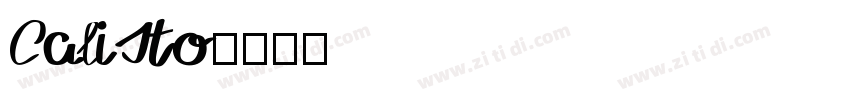 Calisto字体转换