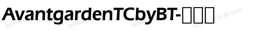 AvantgardenTCbyBT字体转换