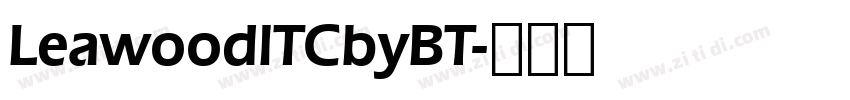 LeawoodlTCbyBT字体转换