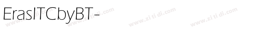 ErasITCbyBT字体转换
