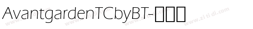 AvantgardenTCbyBT字体转换