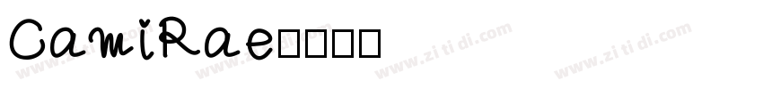 CamiRae字体转换