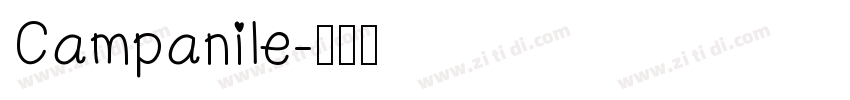 Campanile字体转换
