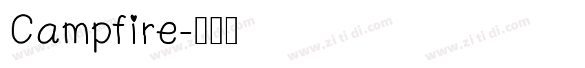 Campfire字体转换