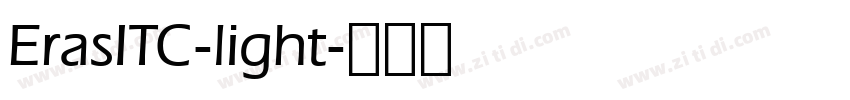 ErasITC-light字体转换