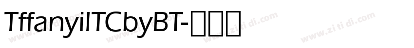TffanyilTCbyBT字体转换