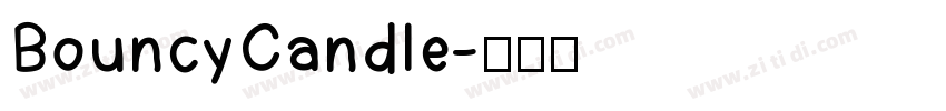 BouncyCandle字体转换