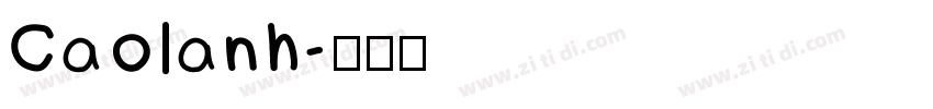 Caolanh字体转换