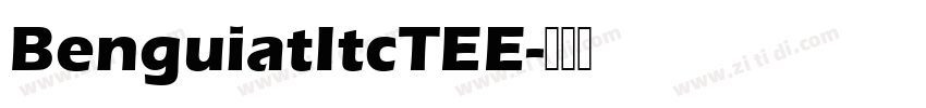 BenguiatItcTEE字体转换