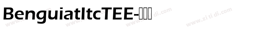 BenguiatItcTEE字体转换