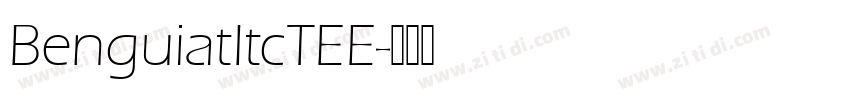 BenguiatItcTEE字体转换